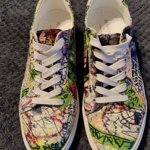 Kenneth Cole Kam New York A Technic-Cole Leather Women Sneakers